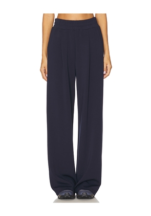 Varley The Extra Wide Leg 29.5 Pant in Navy. Size L. Also in M, S, XL, XS.