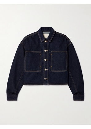 Ulla Johnson - Bobbi Cropped Denim Jacket - Blue - x small,small,medium,large,x large