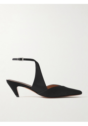 Stella McCartney - Spur Satin Pumps - Black - IT36,IT36.5,IT37,IT37.5,IT38,IT38.5,IT39,IT39.5,IT40,IT40.5,IT41