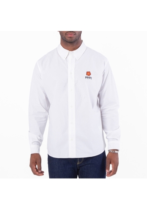 Kenzo Embroidered Flower Long Sleeve Shirt