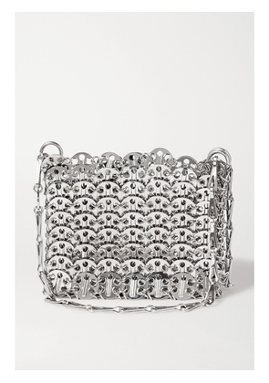 RABANNE - Nano 1969 Paillette-embellished Chainmail Shoulder Bag - Silver - One size