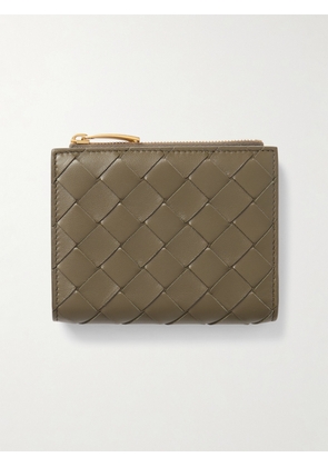 Bottega Veneta - Intrecciato Leather Wallet - Green - One size
