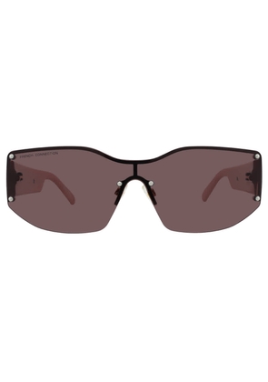 French Connection FC 25 77 GLD Smoke Geometric Ladies Sunglasses 10269923.LTS GLD