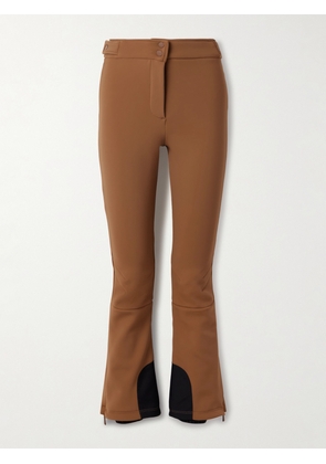 Cordova - Saint Moritz Stretch Tech-jersey Flared Ski Pants - Brown - x small,small,medium,large