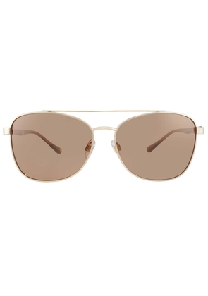 Nine West NW 23 1053 GLD Gold Pilot Ladies Sunglasses 10267595.LTS GLD