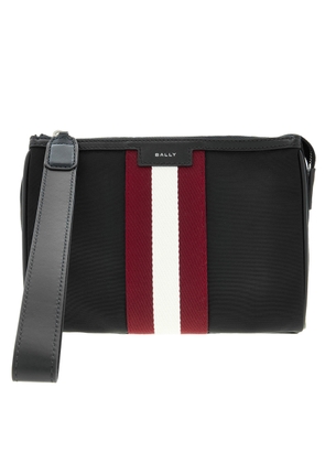 Bally Code Pouch in Black Nylon