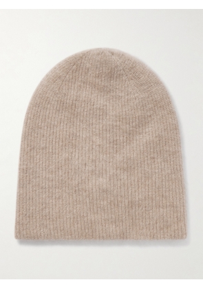Guest In Residence - Grizzly Reversible Ribbed Brushed-cashmere Beanie - Brown - One size