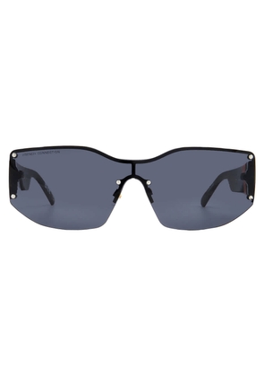 French Connection FC 25 77 BLK Smoke Geometric Ladies Sunglasses 10269922.LTS BLK