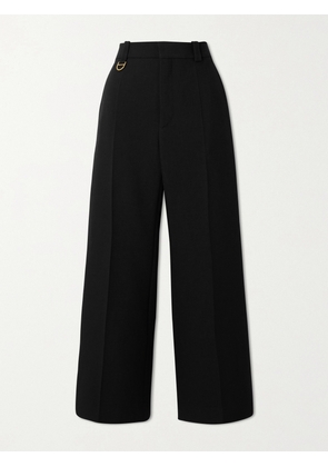 Chloé - Wool-crepe Straight-leg Pants - Black - FR 34,FR 36,FR 38,FR 40,FR 42,FR 44,FR 46