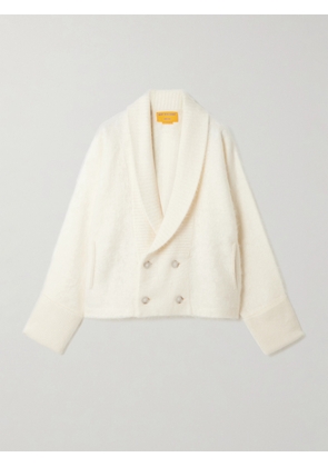 Guest In Residence - Grizzly Double-breasted Brushed-cashmere Jacket - Cream - x small,small,medium,large,x large