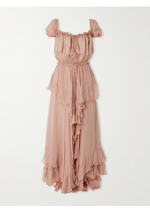 Chloé - Silk-mousseline Gown - Pink - FR 34,FR 36,FR 38,FR 40