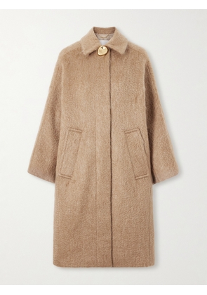 Joseph - Alger Brushed Wool And Mohair-blend Coat - Neutrals - FR 34,FR 36,FR 38,FR 40,FR 42,FR 44