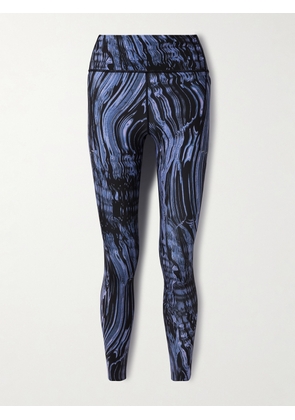 Nike - Swift Printed Dri-fit Leggings - Blue - xx small,x small,small,medium,large,x large,xx large