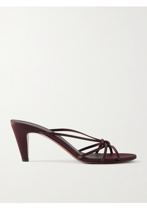 NEOUS - Motha Satin Sandals - Brown - IT35,IT36,IT36.5,IT37,IT37.5,IT38,IT38.5,IT39,IT39.5,IT40,IT41