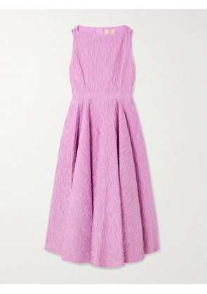 Roksanda - Tera Cloqué Midi Dress - Pink - UK 4,UK 6,UK 8,UK 10,UK 12,UK 14,UK 16