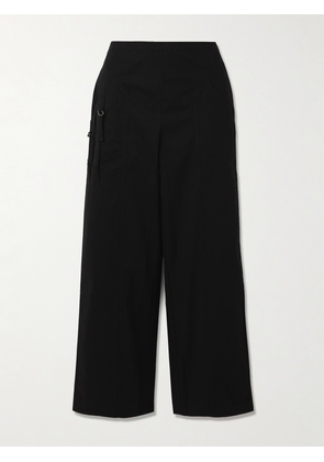 Deiji Studios - Adjust Pocket Cotton-twill Pants - Black - xx small,x small,small,medium,large