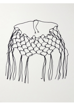 Deiji Studios - Macramé Cord Belt - Black - One size