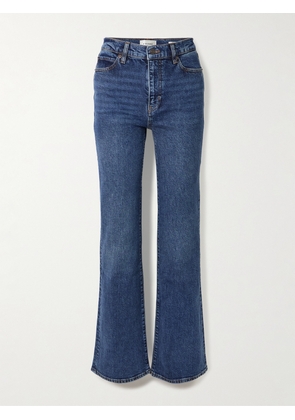 FRAME - The Arrow High-rise Flared Jeans - Blue - 23,24,25,26,27,28,29,30,31,32,33