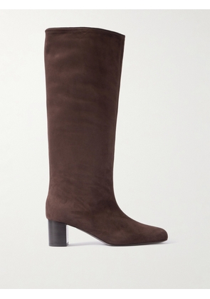 TOTEME - Downtown Suede Boots - Brown - IT36,IT37,IT38,IT39,IT40,IT41,IT42