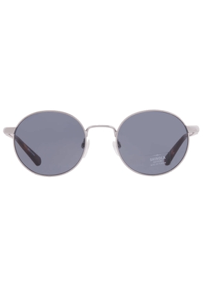 Shinola Blue Round Unisex Sunglasses SH2301S 045 51