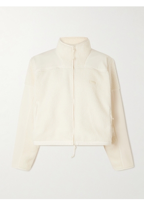 SKIMS - Teddy Boxy Zip Up Jacket - Ecru - Cream - XXS,XS,S,M,L,XL,2XL,3XL