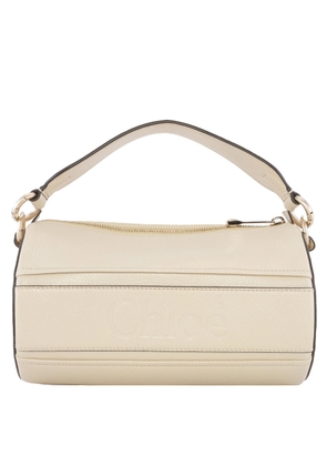 Chloe Woody Tube Shoulder Bag in Grained Calfskin