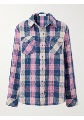 God’s True Cashmere - Checked Cashmere Shirt - Pink - xx small,x small,small,medium,large