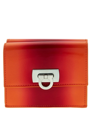 Ferragamo Gancini Buckle Leather Wallet