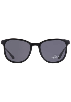 Shinola Grey Square Unisex Sunglasses SH3701S 001 52