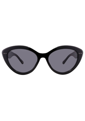 French Connection FC 25 62 BLK Smoke Cat Eye Ladies Sunglasses 10269916.LTS BLK