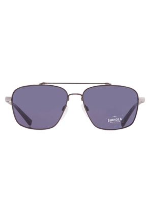 Shinola Blue Navigator Mens Sunglasses SH2100S 071 57