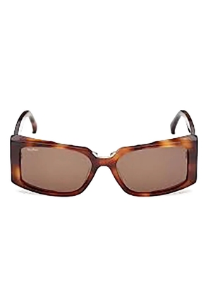 Max Mara Eyewear rectangle-frame sunglasses - Brown