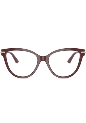 Jimmy Choo Eyewear crystal-embellished glasses - Red