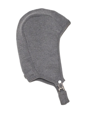 Jean Paul Gaultier garter-ribbed beanie - Grey
