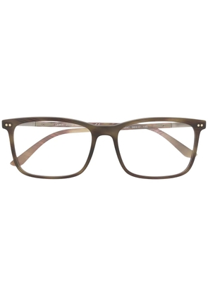 Giorgio Armani blur pattern glasses - Grey