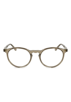 Calvin Klein round-frame glasses - Brown