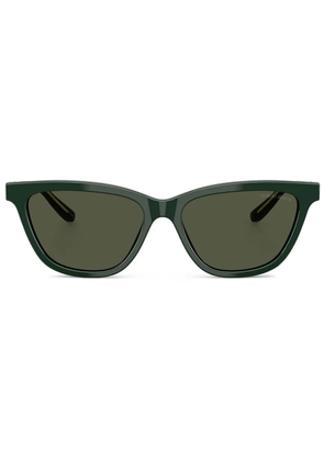 Giorgio Armani rectangle-frame sunglasses - Green