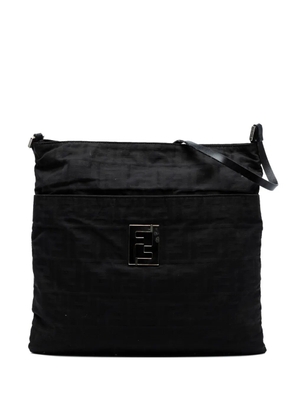 Fendi Pre-Owned 2000-2010 Zucca Canvas shoulder bag - Black