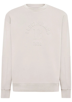 Boggi Milano crew-neck sweatshirt - Neutrals