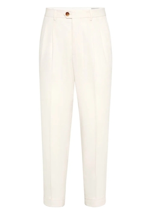 Brunello Cucinelli pleated trousers - White