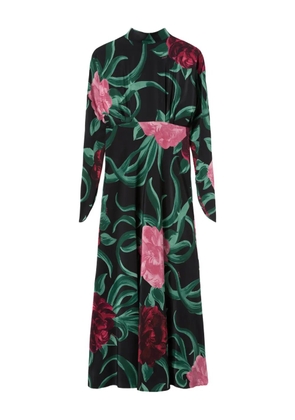 La DoubleJ Gilda floral maxi dress - Black