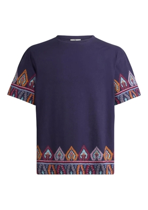 ETRO geometric-print T-shirt - Blue