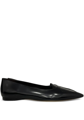 The Row Viv layered ballet flats - Black