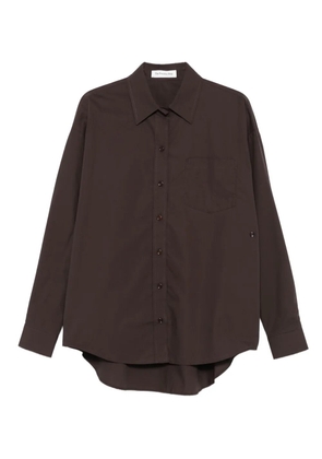 The Frankie Shop button-down chest-pocket shirt - Brown