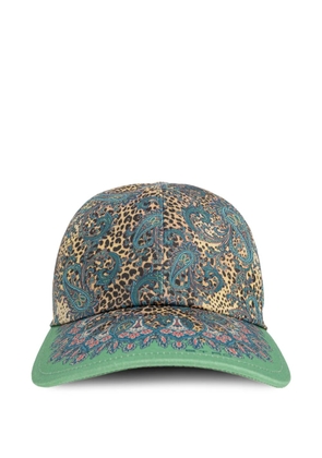 ETRO paisley-motifs animal-print baseball hat - Brown