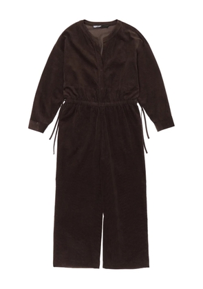 Bimba y Lola drawstring corduroy jumpsuit - Brown