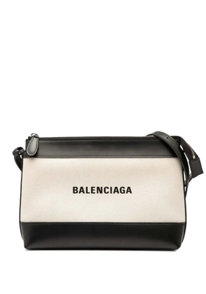 Balenciaga Pre-Owned 2021 Canvas Navy crossbody bag - White