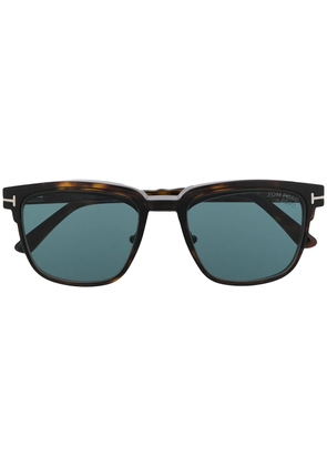 TOM FORD Eyewear Magnetic blue-block flip-up sunglasses - Black