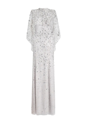 Jenny Packham Gracie bead-embellished maxi dress - White