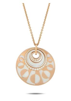 Bvlgari Pre-Owned Intarsio pendant necklace - Pink
